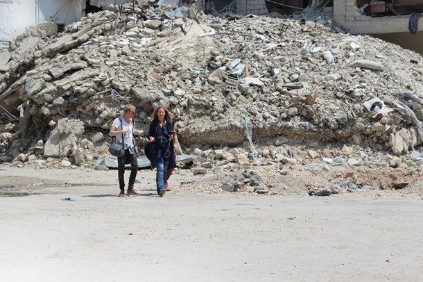 Click to enlarge East Aleppo destruction