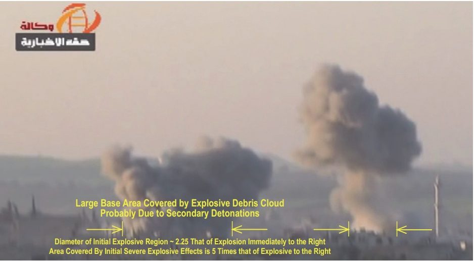 toxic gas plumes plastic, khan sheikhoun gas attack analysis