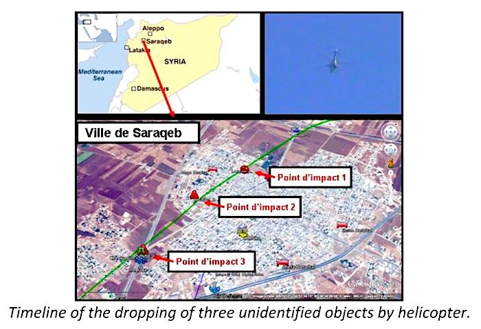 Click to enlarge Syria map and arrow