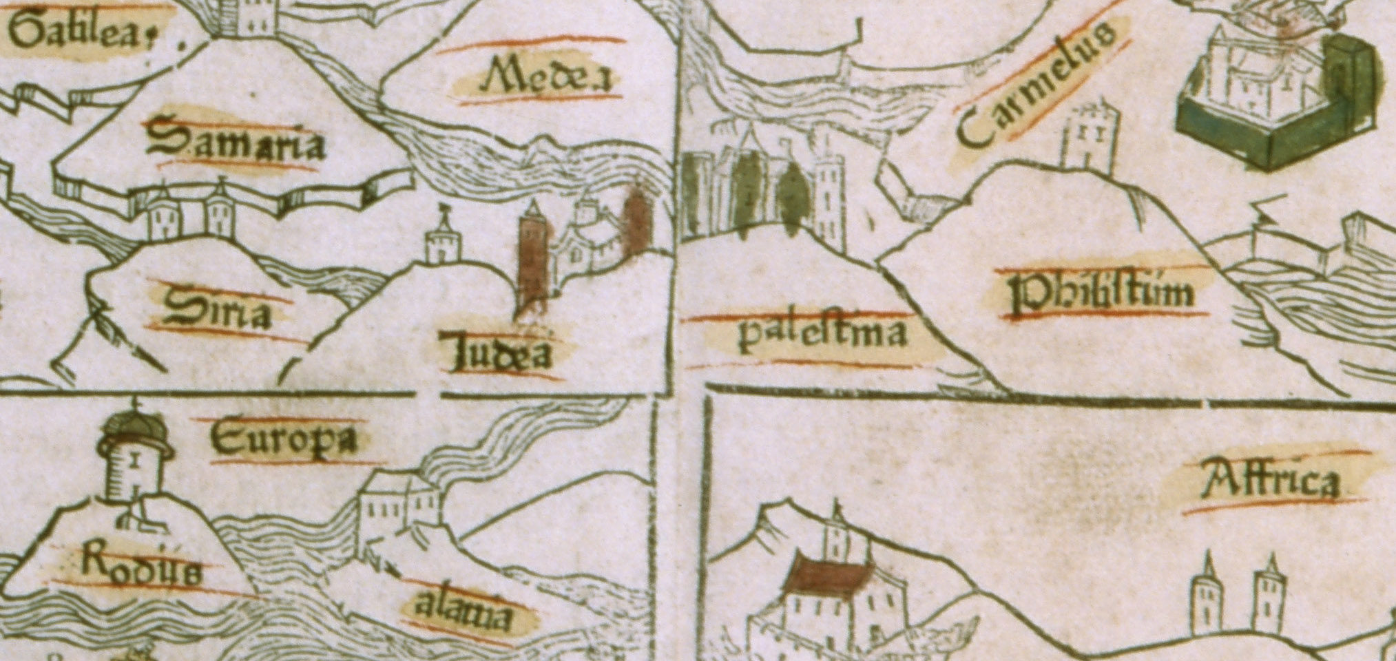 Click to enlarge Palestine map