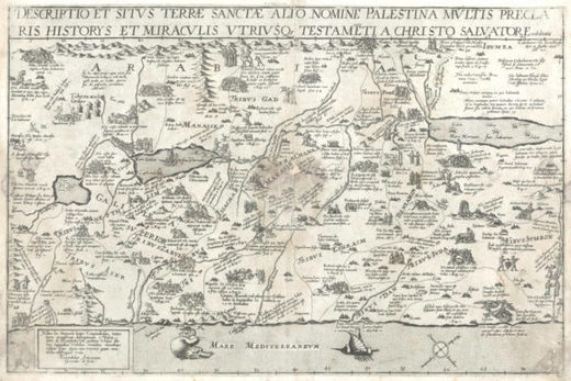 Click to enlarge Palestine map