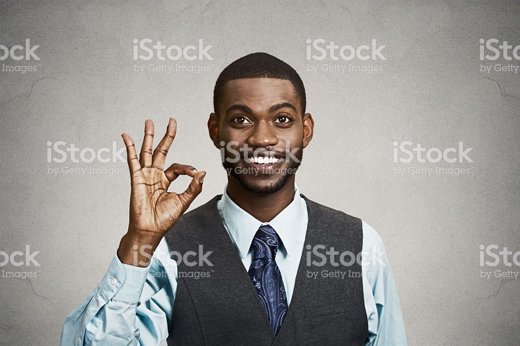 Ok Sign Stock photo businessman 