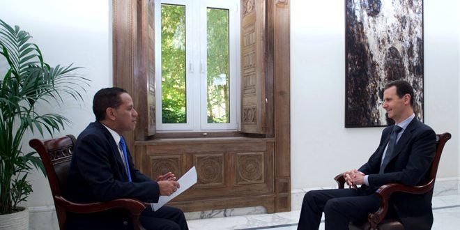 Bashar Al-Assad interview