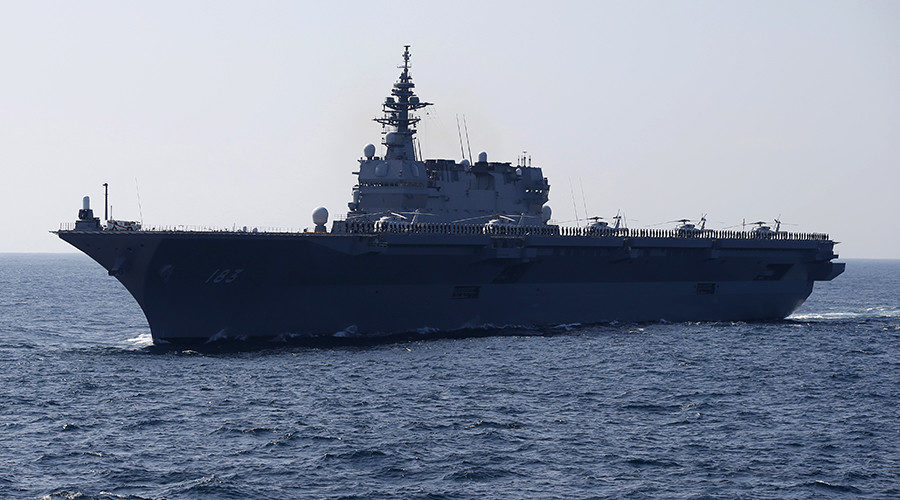Click to enlarge Izumo military helicopter carrier of the Japan