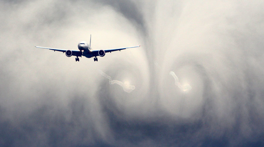 Click to enlarge clear sky turbulance