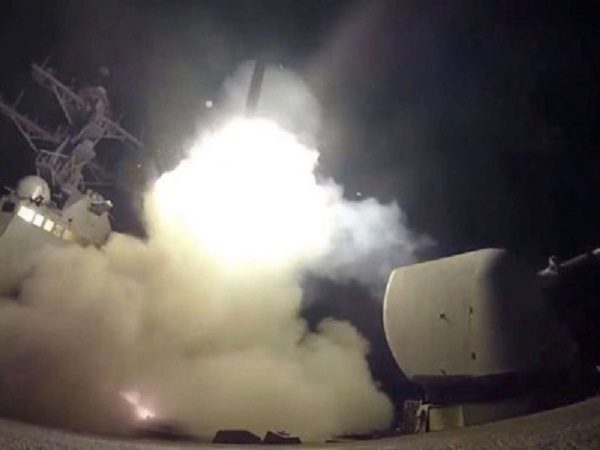 US Tomohawk missile launch