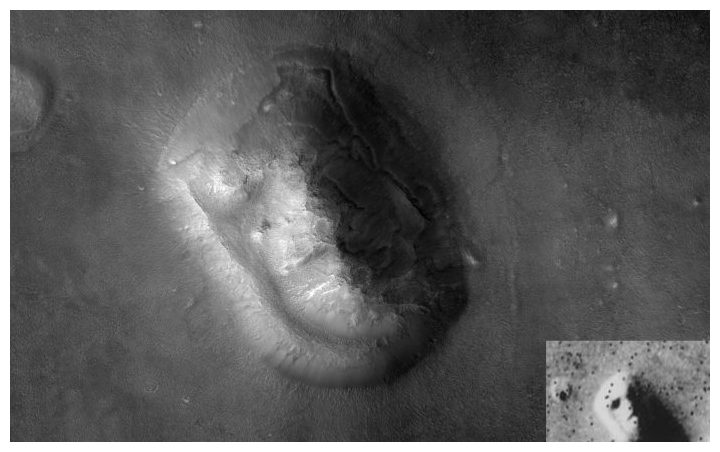 the crown face of mars the crown face of mars