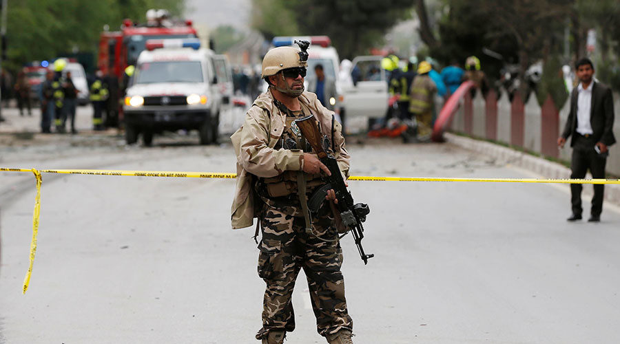 Click to enlarge Afghan security force