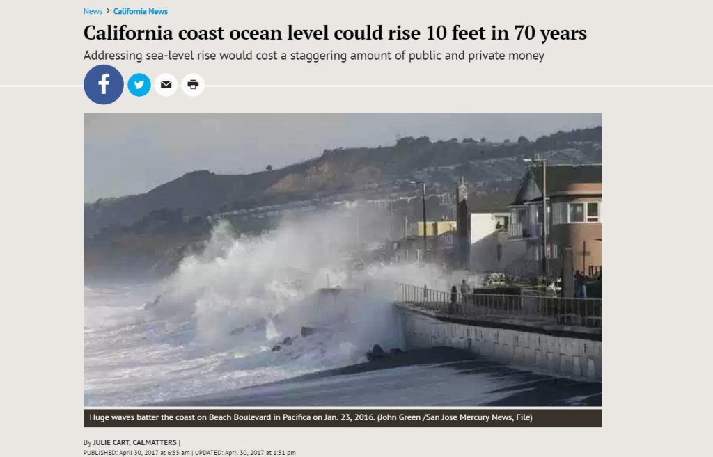CA sea level rise hype