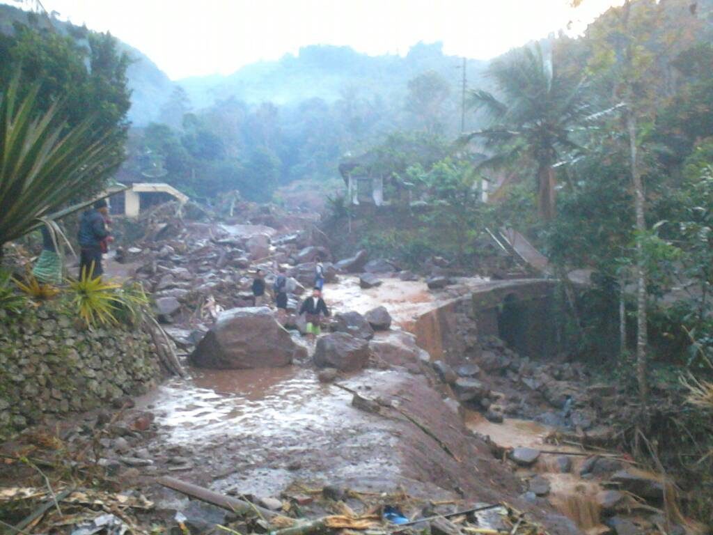 Magelang floods, Indonesia, April to May 2017. 