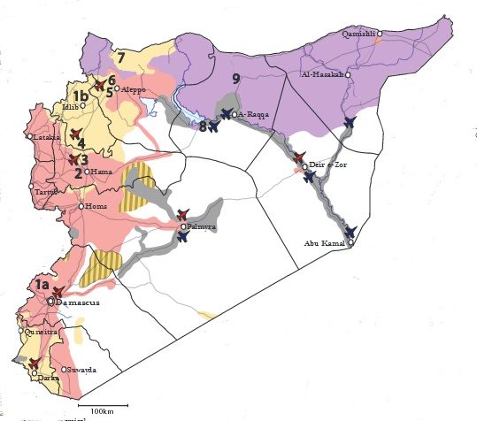Click to enlarge syria map