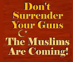 Give up guns muslims