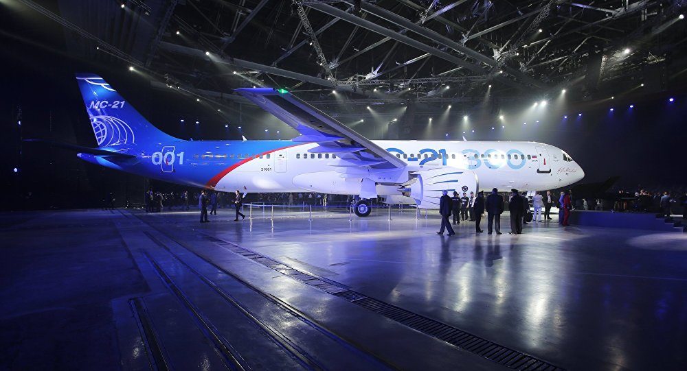 Russian Ikrut MC-21 airplane