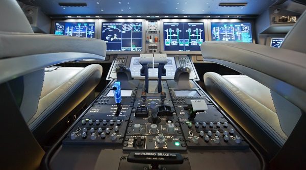 The MC-21's cockpit.