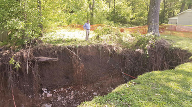 Harrison, AR sinkhole