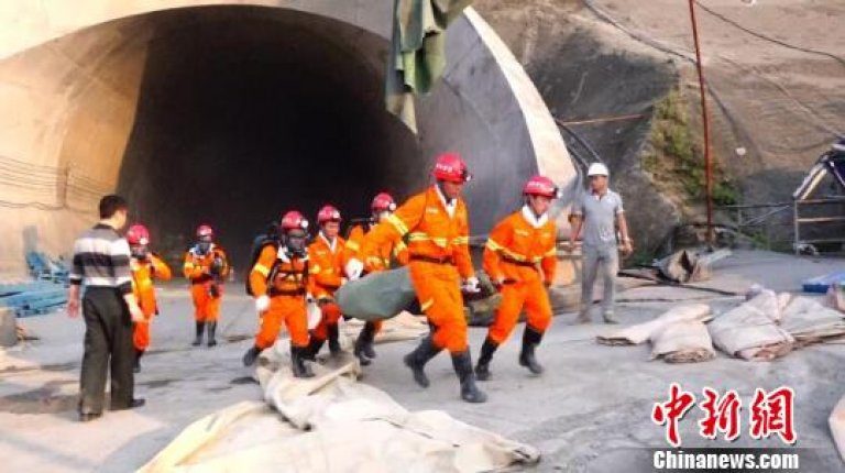 China tunnel explosion