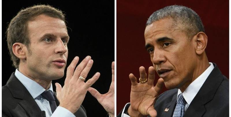 Click to enlarge macron obama