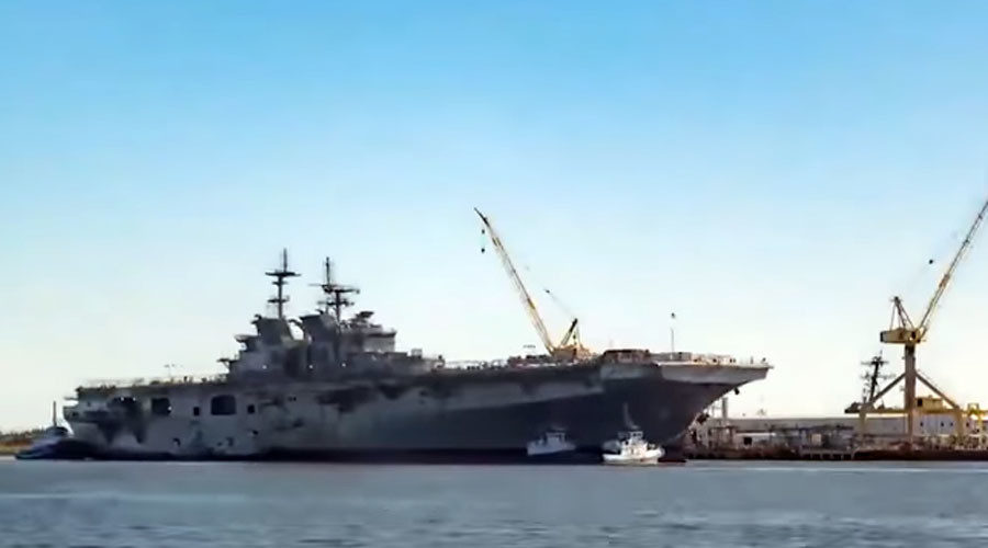 USS Tripoli Landing Helicopter Assault ship