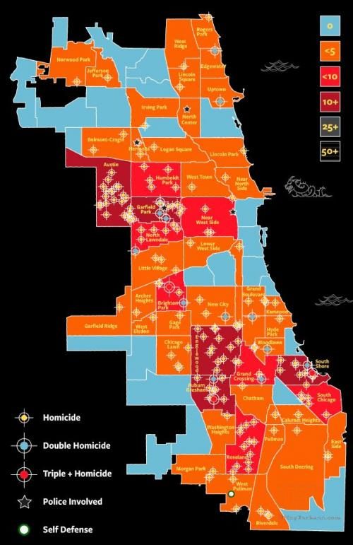 chicago homices by neighborhood