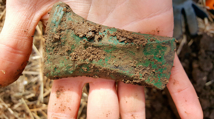 bronze age ax head norway