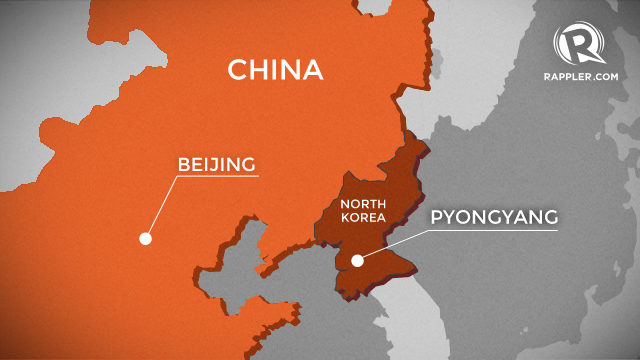 Click to enlarge china north korea map