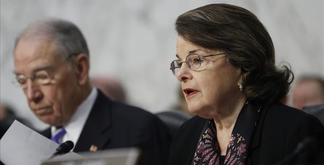 Click to enlarge Feinstein Comey hearing