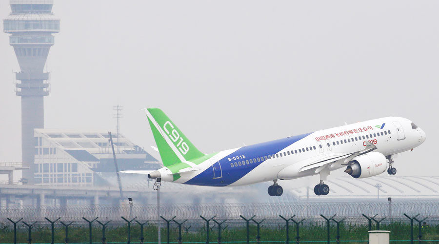 Click to enlarge Chinese COMAC C919 airplane