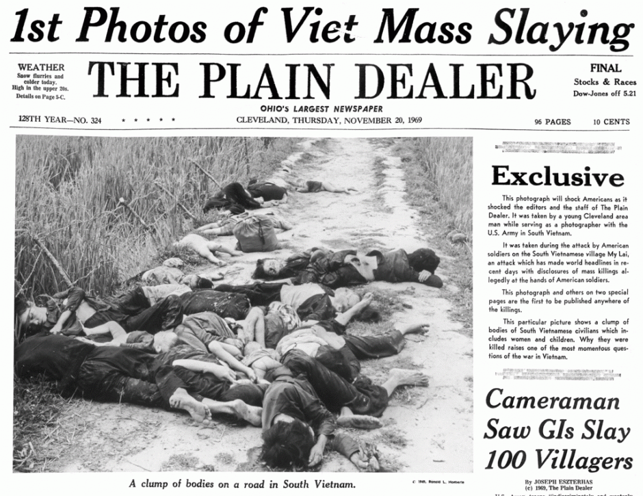 US has used chemical weapons on civilian populations in Vietnam
