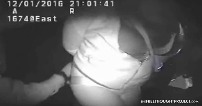 teen girl handcuffed