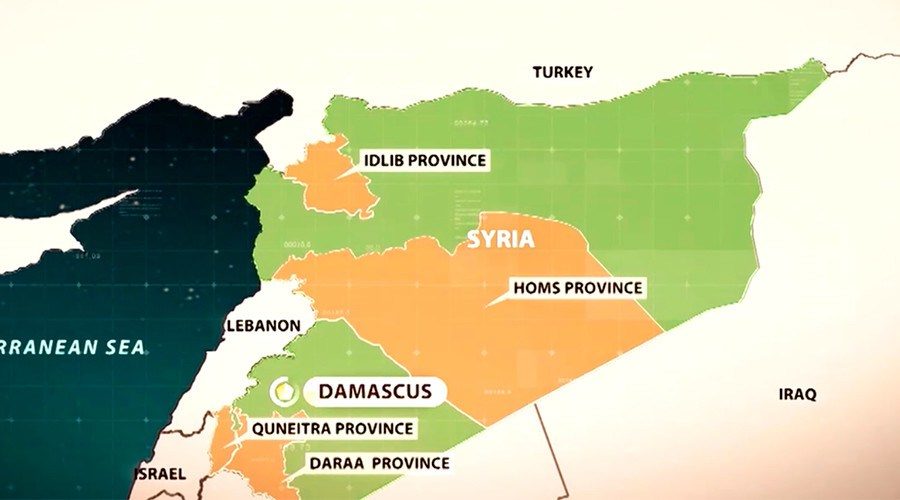 Syria Safe Zones Map