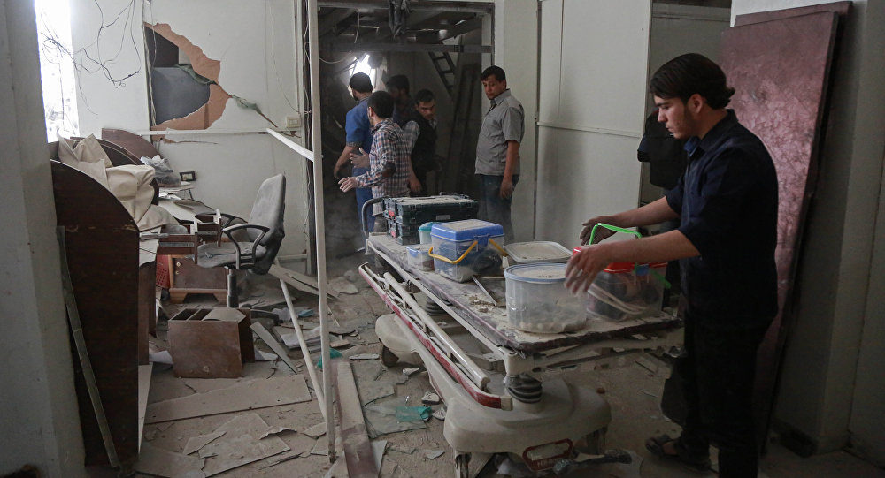 Eastern Ghouta, Syria hospital damage
