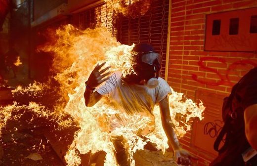 Violent Venezuela opposition protests