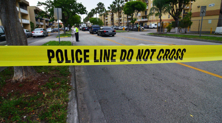 San Diego police line