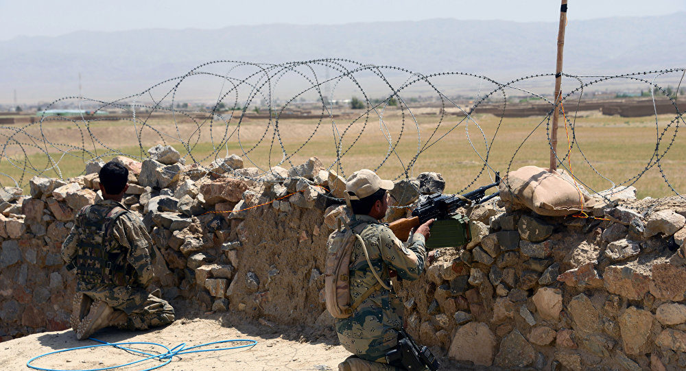 Afghan border police