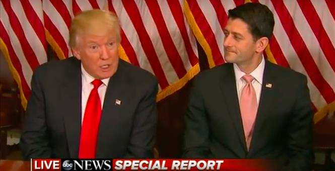 trump and paul ryan on healthcare