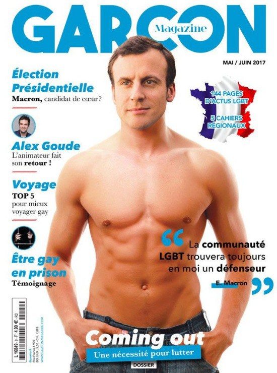 macron garcon magazine