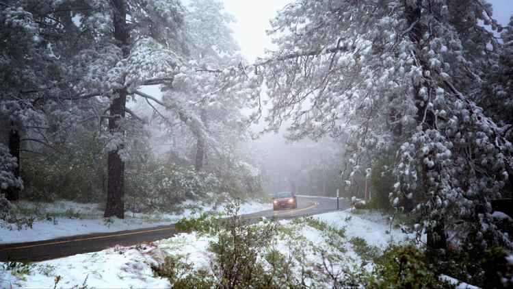 San diego Spring storm