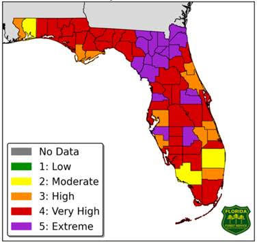 Click to enlarge map of fires