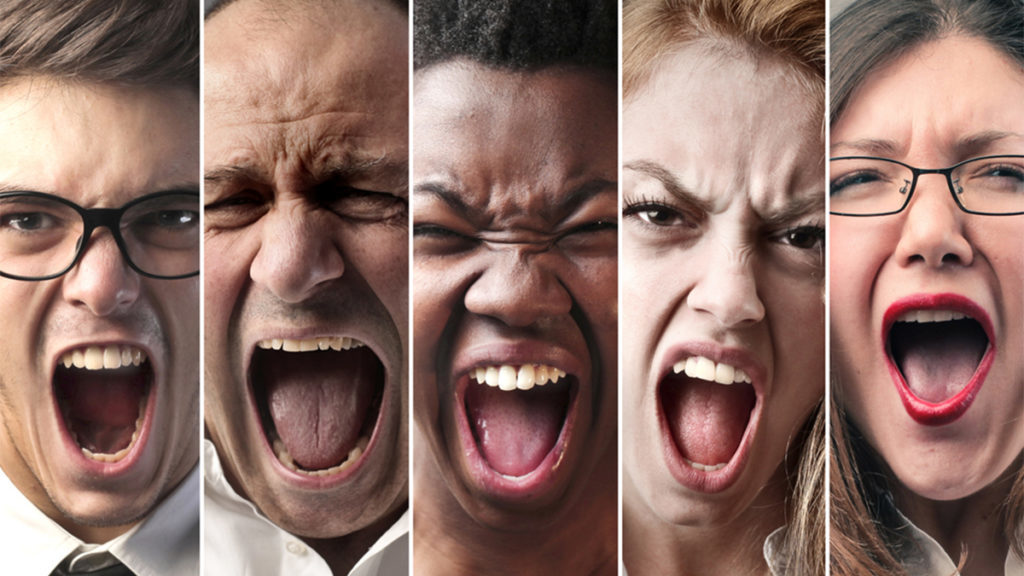 angry people