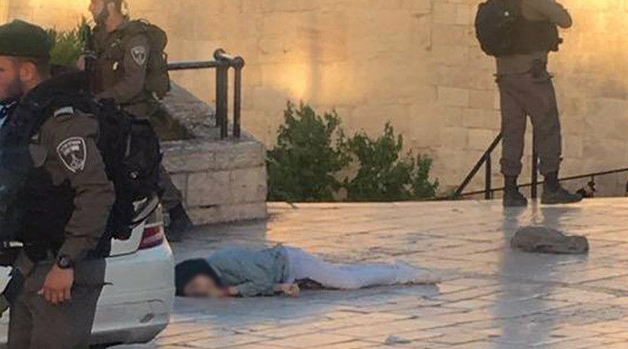 Click to enlarge IDF shoots girl