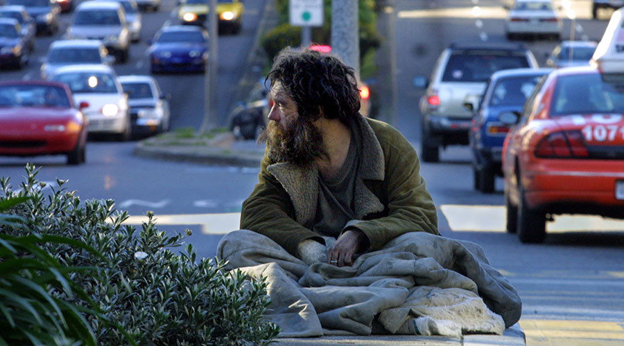 Click to enlarge homeless man