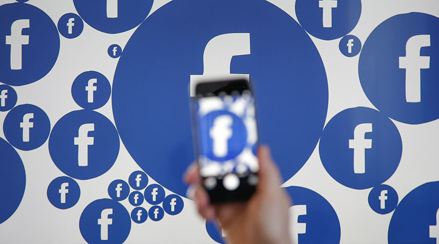 Favebook logo with smartphone