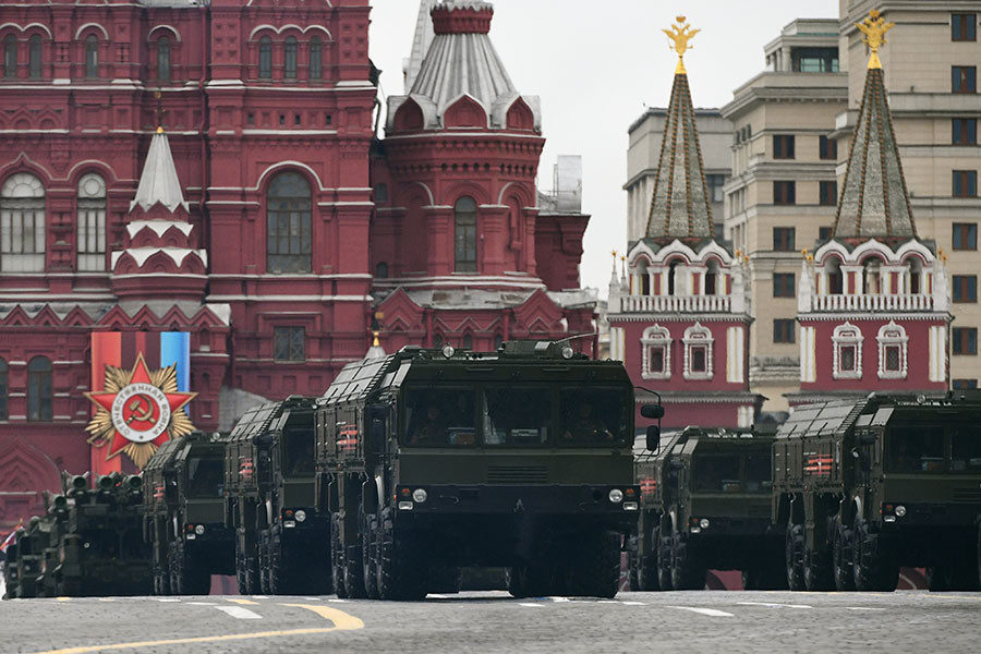 Click to enlarge Iskander short range ballistic missile systems, russia victory day 2017