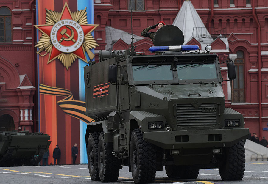 Click to enlarge russian Typhoon-U armored fighting vehicle, Russia victory day 2017