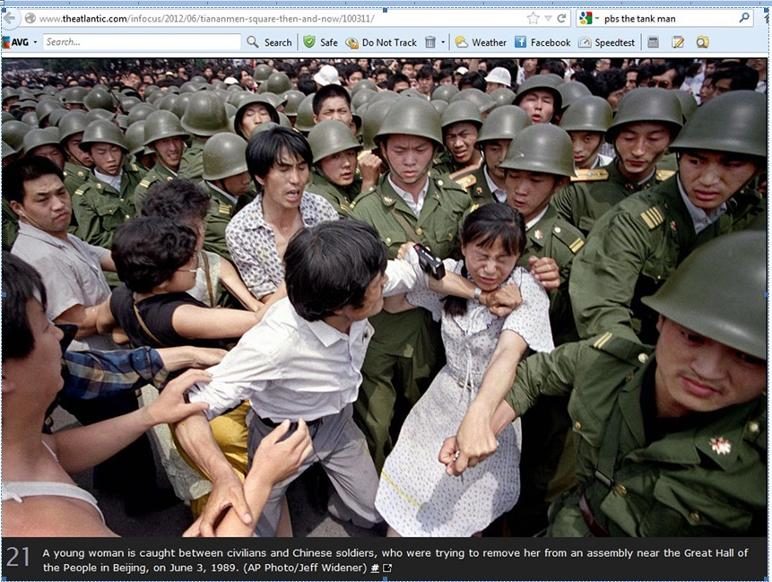 Tienanmen square propaganda