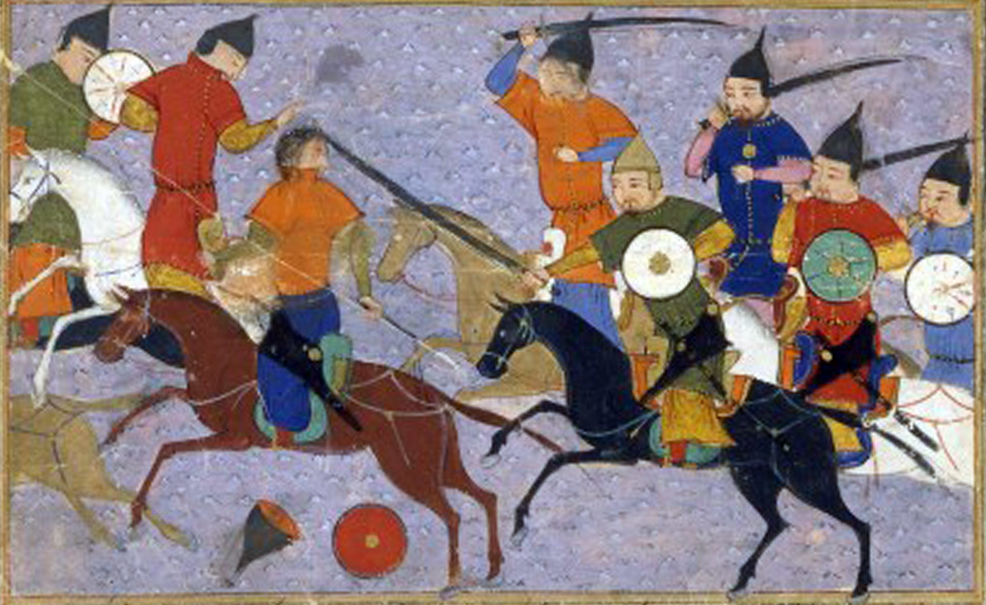 Click to enlarge Battle between Mongols and the Chinese