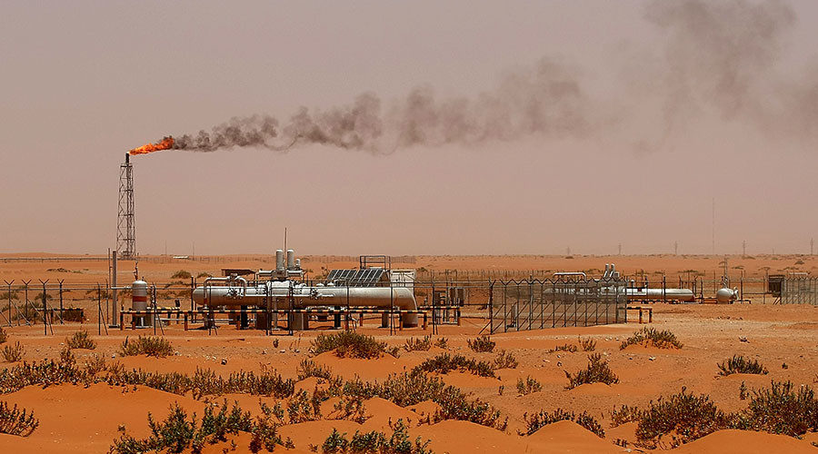 Saudi Arabia oil well