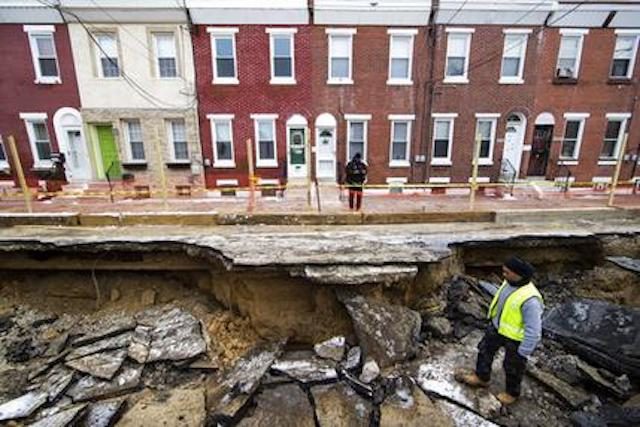 Philadelphia sinkhole