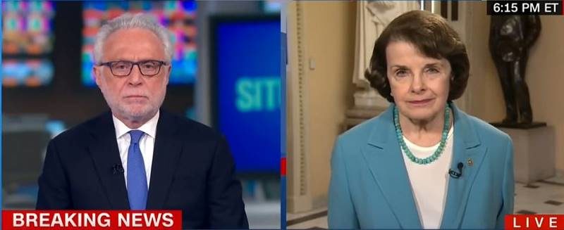 Click to enlarge Blitzer Feinstein