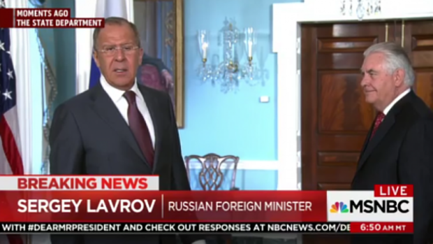 Sergey Lavrov and Rex Tillerson
